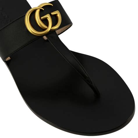 gucci sandals 2024|Gucci flat sandals on sale.